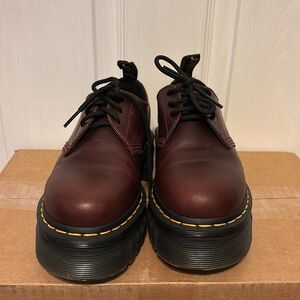 Dr. Martens Burgundy Leather Shoes